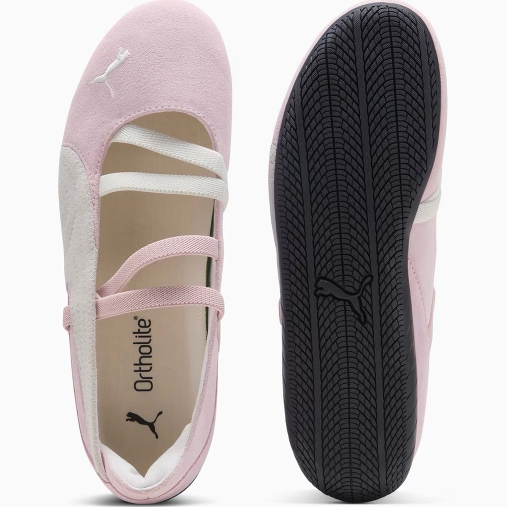 Puma Pink speedcat ballet suede